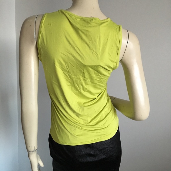 Kenar lime green crew neck tank top size medium - Picture 3 of 5